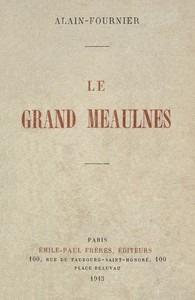 Book cover of "Le Grand Meaulnes"