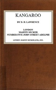 Book cover of "Kangaroo"