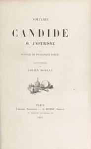 Book cover of "Candide, ou l'optimisme"