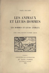 Book cover of "Les animaux et leurs hommes: Les hommes et leurs animaux"