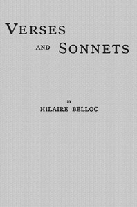 Book cover of "Verses and Sonnets"