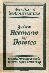 Book cover of "Hermano kaj Doroteo: Eposo idilia"