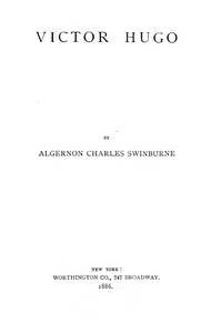 Book cover of "Victor Hugo"