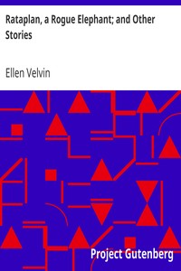 Book cover of "Rataplan, a Rogue Elephant; and Other Stories"