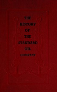 Book cover of "The History of the Standard Oil Company"