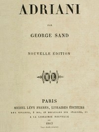 Book cover of "Adriani"