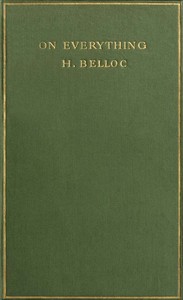 Book cover of "On Everything"