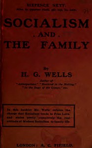Book cover of "Socialism and the family"