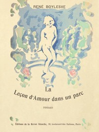 Book cover of "La leçon d'amour dans un parc"