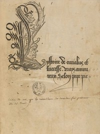 Book cover of "L'Ystoire de Eurialus et Lucresse, vrays amoureux, selon pape Pie"