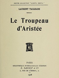 Book cover of "Le Troupeau d'Aristée"