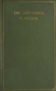 Book cover of "On Anything"