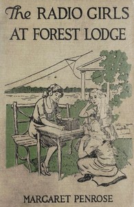 Book cover of "The Radio Girls at Forest Lodge; or, The Strange Hut in the Swamp"