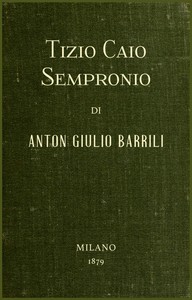 Book cover of "Tizio Caio Sempronio: Storia mezzo romana"