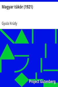 Book cover of "Magyar tükör (1921)"