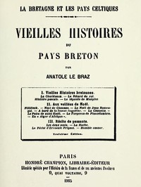 Book cover of "Vieilles Histoires du Pays Breton"