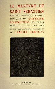 Book cover of "Le Martyre de Saint Sébastien"