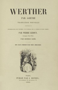 Book cover of "Werther"