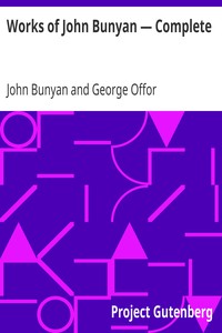 Book cover of "Works of John Bunyan — Complete"
