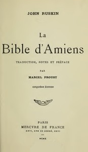 Book cover of "La Bible d'Amiens"
