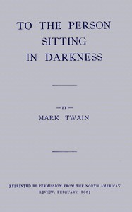 Book cover of "To the Person Sitting in Darkness"