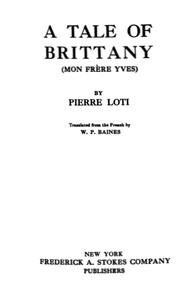 Book cover of "A Tale of Brittany (Mon frère Yves)"
