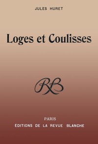 Book cover of "Loges et coulisses"