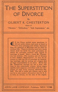 Book cover of "The Superstition of Divorce"