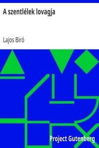 Book cover of "A szentlélek lovagja"