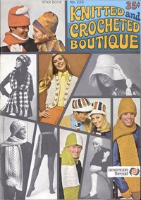 Book cover of "Knitted and Crocheted Boutique"