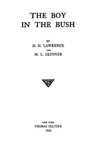 Book cover of "The Boy in the Bush"