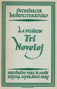 Book cover of "Tri Noveloj"