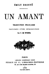 Book cover of "Un amant"