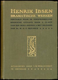 Book cover of "Dramatische Werken: De comedie der liefde; Brand; Peer Gynt"