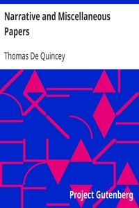 Book cover of "Narrative and Miscellaneous Papers"
