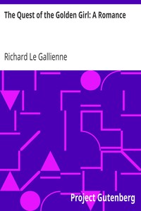 Book cover of "The Quest of the Golden Girl: A Romance"