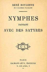 Book cover of "Nymphes dansant avec des satyres"