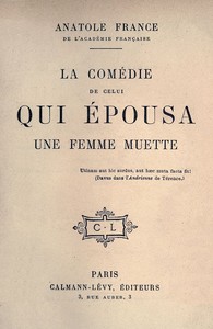 Book cover of "La comédie de celui qui épousa une femme muette"