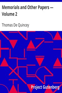Book cover of "Memorials and Other Papers — Volume 2"