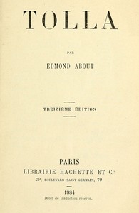 Book cover of "Tolla"