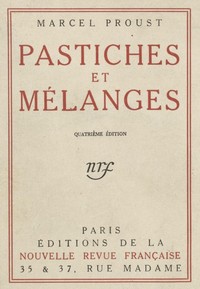 Book cover of "Pastiches et mélanges"