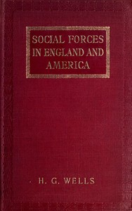 Book cover of "Social Forces in England and America"