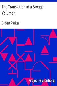 Book cover of "The Translation of a Savage, Volume 1"