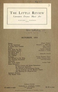 Book cover of "The Little Review, October 1914 (Vol. 1, No. 7)"