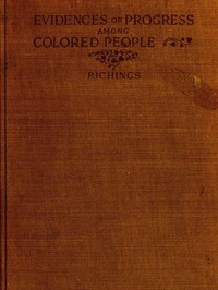 Book cover of "Evidences of Progress Among Colored People"