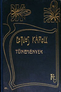 Book cover of "Tünemények"