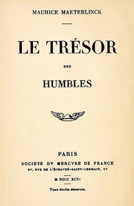 Book cover of "Le trésor des humbles"