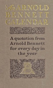 Book cover of "The Arnold Bennett Calendar"