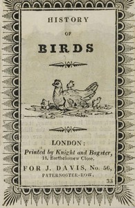 Book cover of "History of Birds"