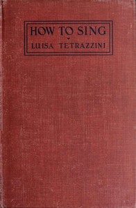 Book cover of "How to Sing"